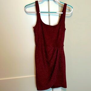 Maroon Shimmery Dress